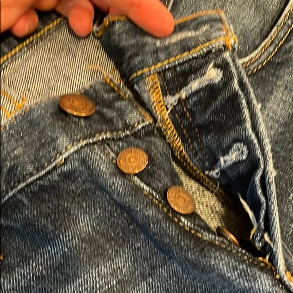 Hollister Blue Straight Jean 32X34 - Picture 2 of 6